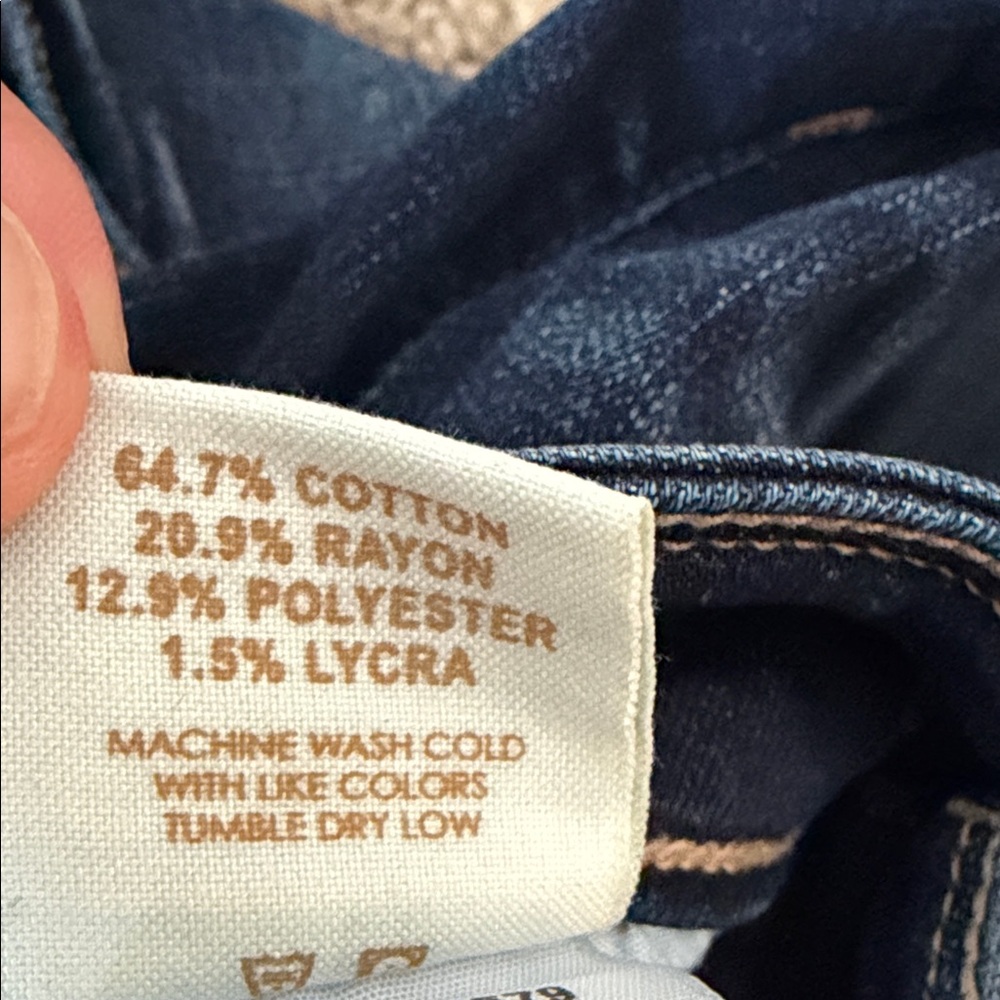 Daytrip Dark Blue Cropped Virgo Jeans - Picture 4 of 7